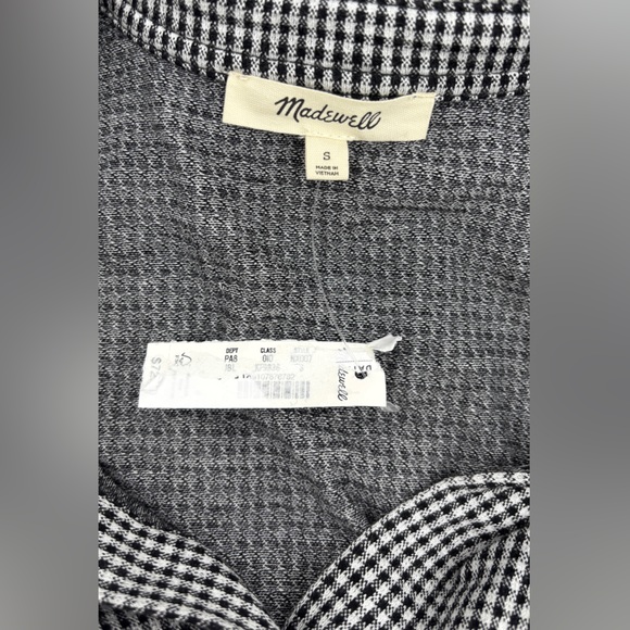 Madewell Camp Long-Sleeve Top in Gingham - Picture 4 of 5